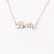 Name Necklace: Cookie Font Personalized Gift
