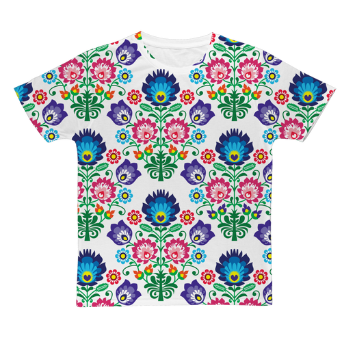 Feminine Floral ﻿Classic Sublimation Adult T-Shirt