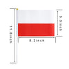 Mini Hand Held Polish Flag