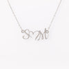 Personalized Initial Heart Necklace