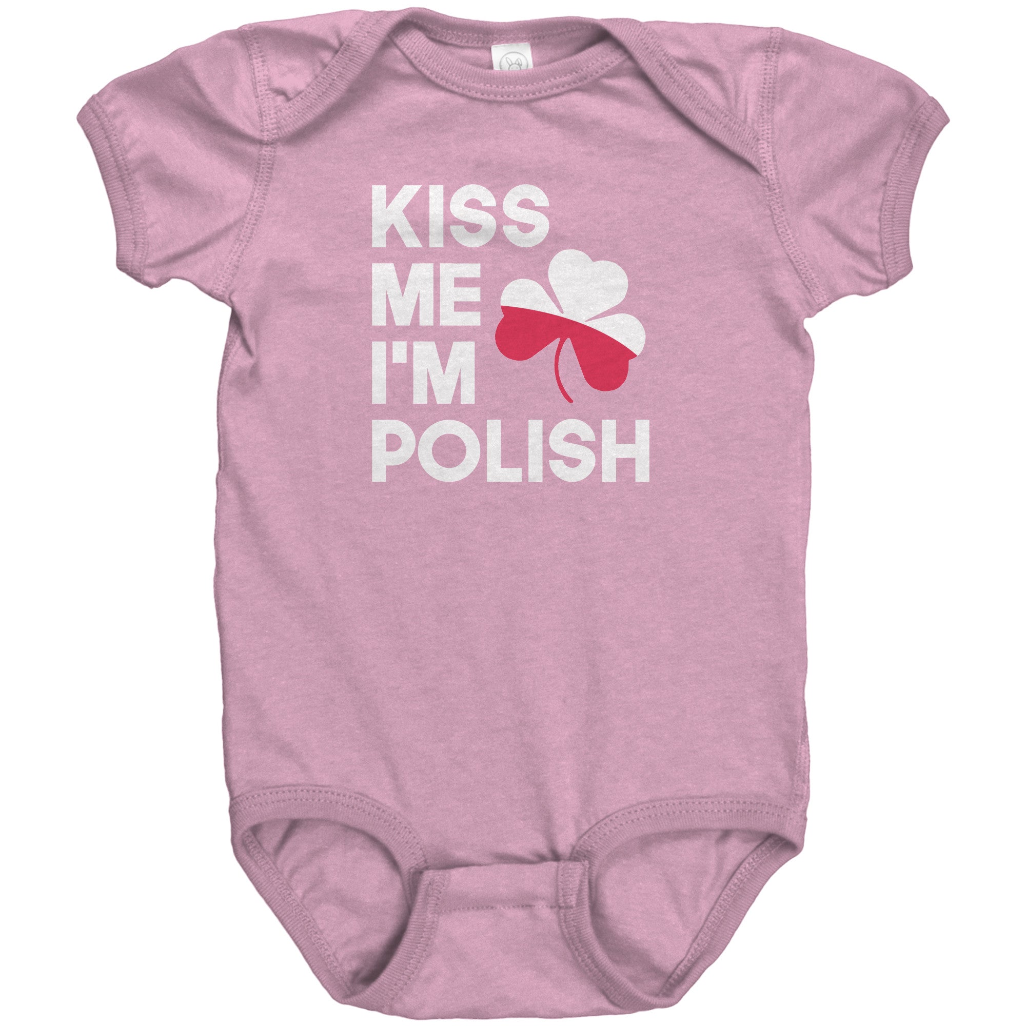 St. Patrick's Day Kiss Me I'm Polish Baby Bodysuit – My Polish