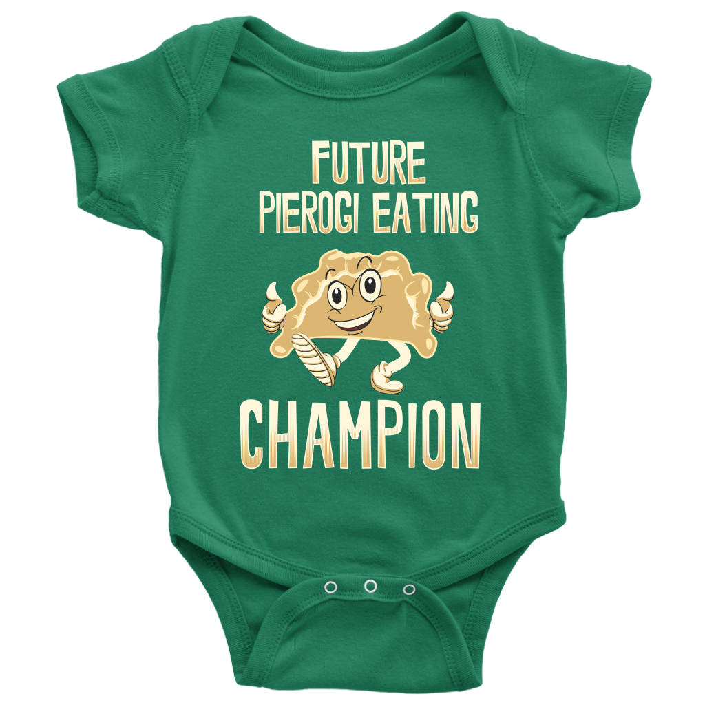 Just a Boy Who Loves Pierogi Polish Pierogi Onesie by EQ Designs - Pixels