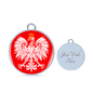 Polish Eagle With Red Circle Charm Bangle - My Polish Heritage