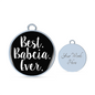 Best Babcia Ever With Black Circle Charm Bangle - My Polish Heritage