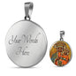 Black Madonna of Czestochowa with Circle Charm Bangle
