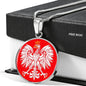 Polish Eagle With Red Circle Charm Bangle
