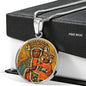 Black Madonna of Czestochowa with Circle Charm Bangle