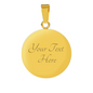 Gold Best Ciocia Ever with Circle Charm Bangle - My Polish Heritage