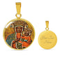 Black Madonna of Czestochowa with Circle Charm Bangle