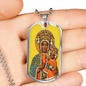 Black Madonna of Czestochowa Luxury Dog Tag - My Polish Heritage