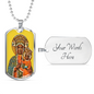 Black Madonna of Czestochowa Luxury Dog Tag - My Polish Heritage