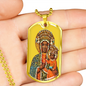 Black Madonna of Czestochowa Luxury Dog Tag - My Polish Heritage