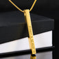 Valentine's Day Anniversary Coordinated Necklace