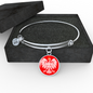 Polish Eagle With Red Circle Charm Bangle - My Polish Heritage