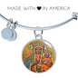 Black Madonna of Czestochowa with Circle Charm Bangle - My Polish Heritage
