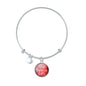 Best Babcia Ever With Red Circle Charm Bangle - My Polish Heritage