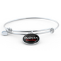 Babcia Rocks With Black Circle Charm Bangle - My Polish Heritage