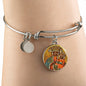 Black Madonna of Czestochowa with Circle Charm Bangle - My Polish Heritage