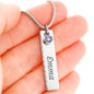 Part of the Babcia Squad Birthstone Name Necklace