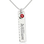 Part of the Babcia Squad Birthstone Name Necklace