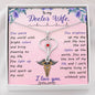 Doctor Wife Gift. Stethoscope Necklace