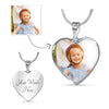 Personalized Gift- Heart Picture Charm Necklace