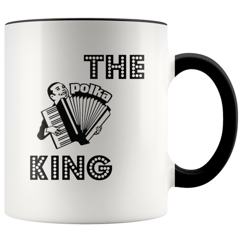The Polka King Mug with Accordian