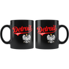 Detroit Polish Black 11oz Mug - My Polish Heritage