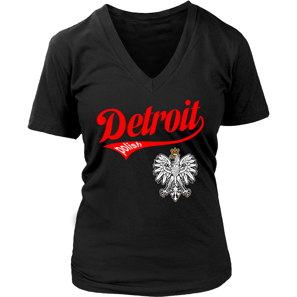 Detroit tigers polish outlet t shirt