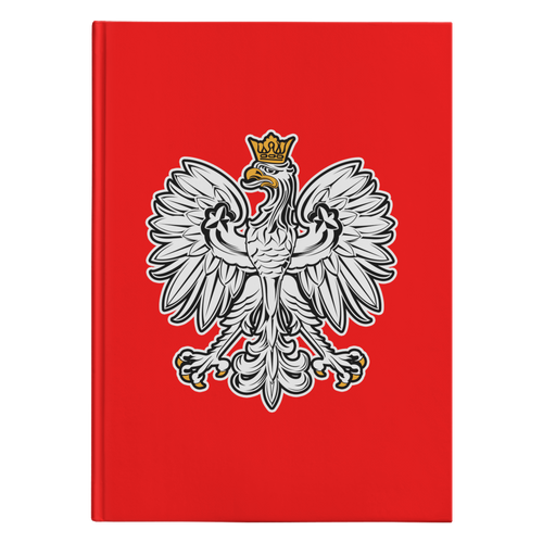 Polish Eagle Red Hardcover Journal