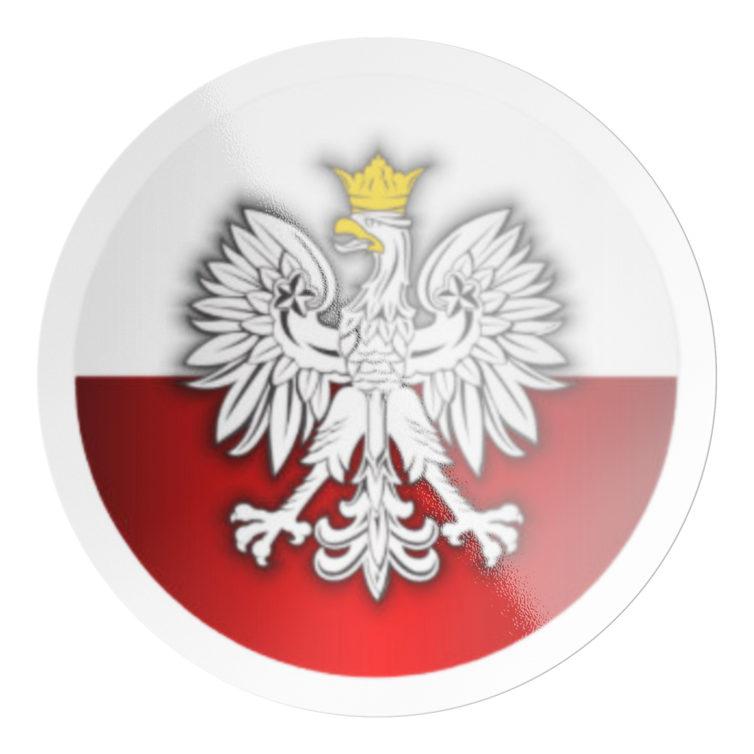 Polish Eagle Circle Decal Sticker