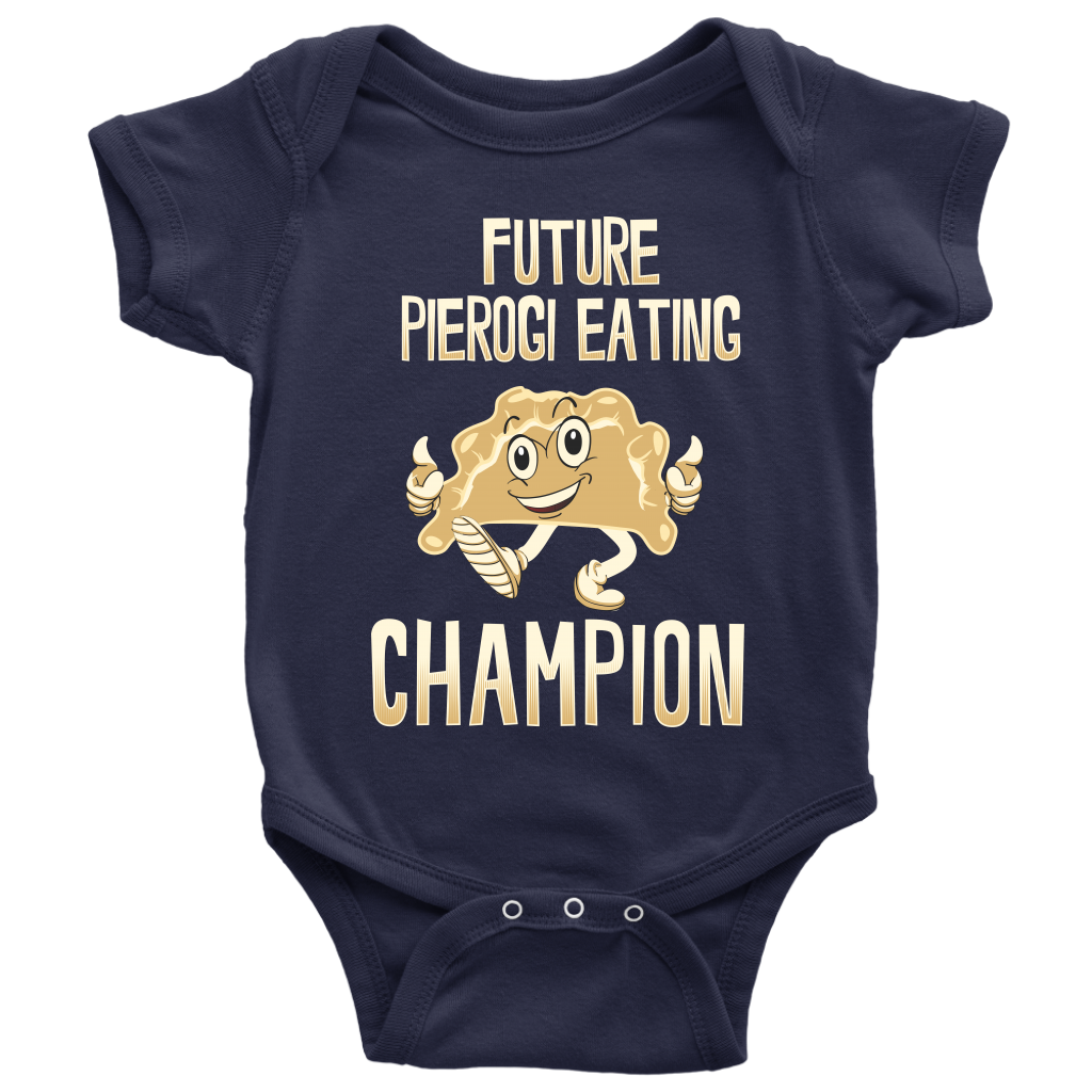 Future Pierogi Eating Champion Baby Onesie My Polish Heritage