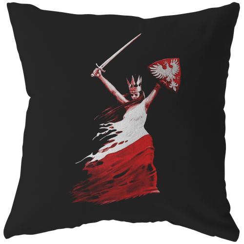 Polish Woman Warrior Pillow