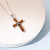 Amber Cross Necklace