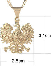 Polish Eagle Unisex Gold Necklace