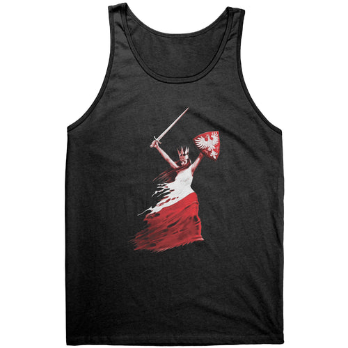Polish Woman Warrior unisex tank