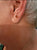 Amber Sterling Silver Small Stud Earrings