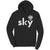 Sky with Eagle Last Name Hoodie
