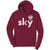 Sky with Eagle Last Name Hoodie