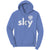 Sky with Eagle Last Name Hoodie