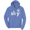 Sky with Eagle Last Name Hoodie