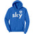 Sky with Eagle Last Name Hoodie