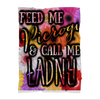 Pierogi Floral Sublimation Throw Blanket