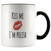 Kiss Me I'm Polish Mug