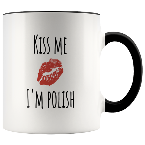 Kiss Me I'm Polish Mug