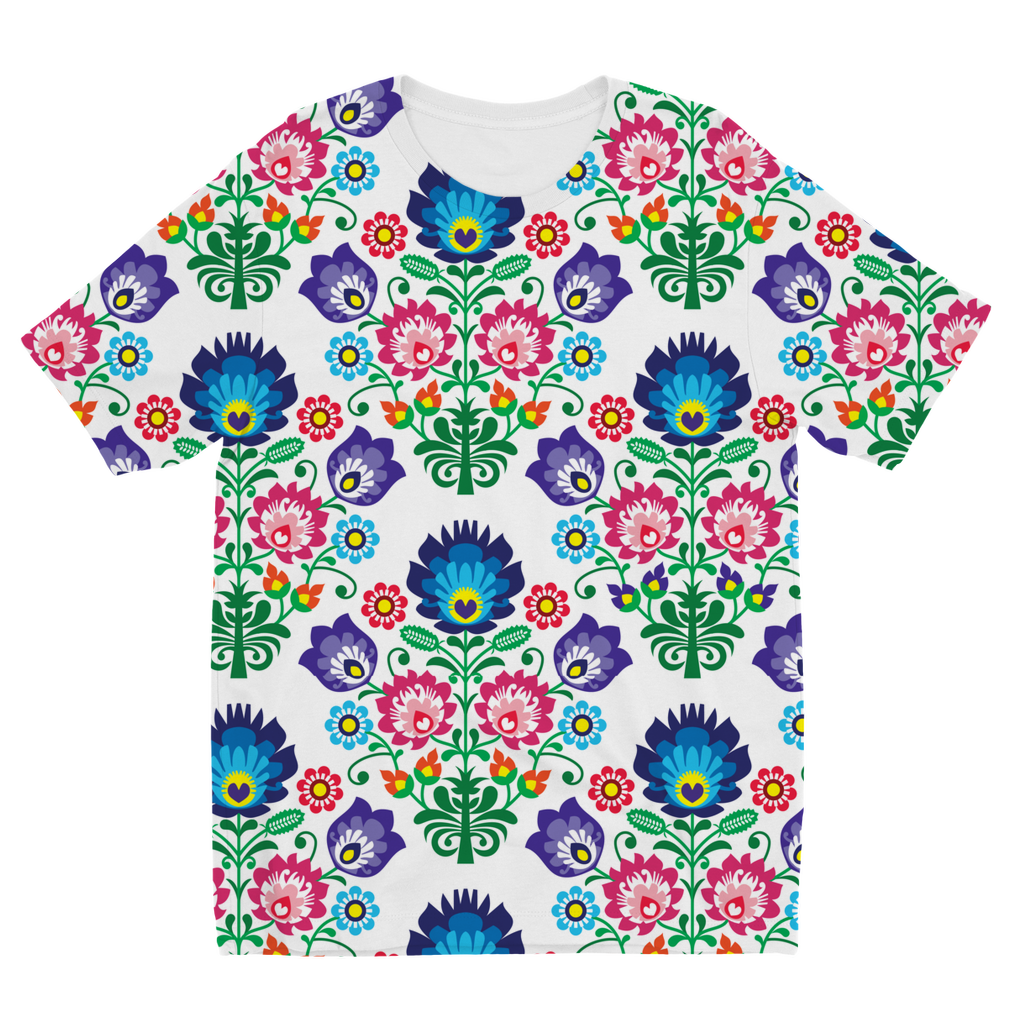 Feminine Floral ﻿Sublimation Kids T-Shirt