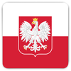 Polish Flag Rounded Fridge Magnet - My Polish Heritage