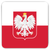 Polish Flag Rounded Fridge Magnet - My Polish Heritage