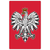 Polish Eagle Rounded Fridge Magnet - My Polish Heritage