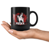 Hussar Warrior Black 11oz Mug - My Polish Heritage
